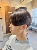 ネイビー(NAVY)&nbsp;センターパート/ニュアンスパーマ/カルマパーマ