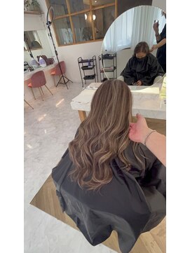 リアン 上尾店(Rien) コントラストハイライト/韓国カラー/垢抜け/デザインカラー/