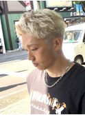 ブロンドスパイキーボックスショート