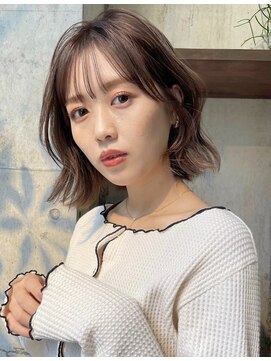 サイン 渋谷(SIGN) ザクザクレイヤーカット巻き方簡単ミディアムロング韓国渋谷