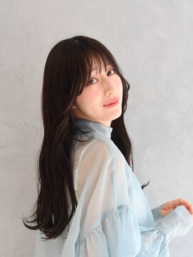 アースモード 亀戸店(EARTH Mode) 縮毛矯正ロング♪コスメストレート髪質改善ココアベージュ