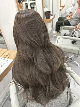 クテン(KUTEN) フォギーグレージュ ブリーチなしダブルカラー イルミナカラー