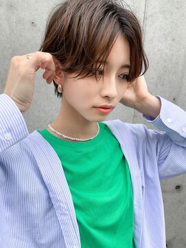 カフネ(cafne) ショート/かきあげ/センターパート
