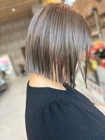 ルーム 富木島店(room)&nbsp;グレージュ×タッセルボブ