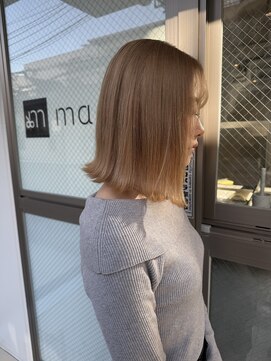 マルフェ 天王寺(marfe) サラサラストレート艶髪酸性ストレート髪質改善透明感カラー