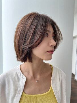 ザック ヴィ(ZACC vie) 顔周りレイヤー ボブ ナチュラル