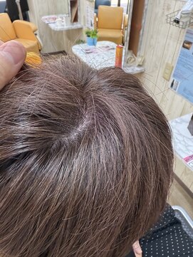 ヴォレ(Voler) ブリーチなしでも明るく◎白髪ぼかしカラー