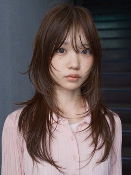 パーク(PAAQ) ハッシュカット /レイヤーカット /ベージュブラウン