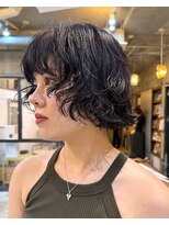 ナループロアオハナ(Nalu pu loa ohana) ミニボブパーマゆるめパーマニュアンスパーマ