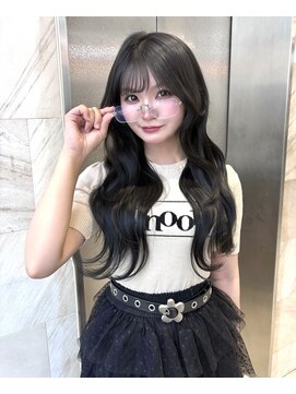 ボタン 熊本(VOTAN) グレージュカラー/レイヤーカット/前髪顔まわりカット