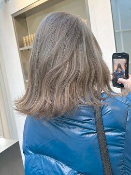 ラック 表参道(LUCK) グレージュカラー/ケアブリーチ/ブリーチ/表参道/原宿