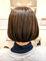 リファインヴェール 小川店 Aラインボブ/アッシュブラウン8トーン/