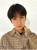 メンズヘア！韓国シースルーマッシュ366