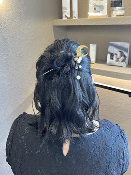 エダ 鎌倉(edA.) カチモリハーフアップ/ヘアセット