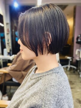 マノ 千歳烏山(MaNO) 〈n8〉ショート韓国ボブハイライト髪質改善ブリーチ前髪20代30代