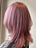 ヘアーシエスタ ルッチ(hair siesta. Rucci)&nbsp;透明感ありまくりピンクカラー