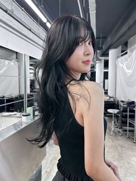 トレンドレイヤーカット/ハッシュカット/ロングヘア