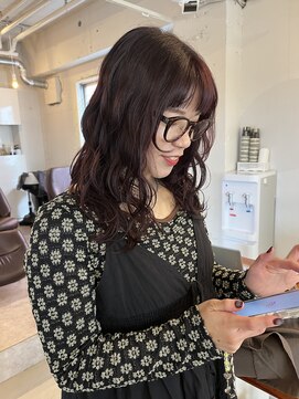 ボルドーカラー/暖色系カラー