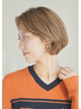ぱつっとボブ・ショート/前髪あり/絶壁解消/３0代/４0代/大人