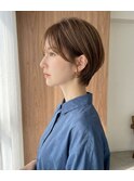 ショートカット/顔まわりカット/ハイライト/髪質改善/白髪ぼかし
