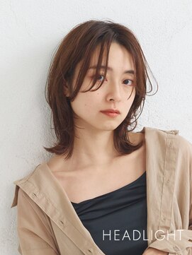 アーサス ヘアー デザイン 八千代緑が丘店(Ursus hair Design by HEADLIGHT) #小顔似合わせレイヤー#前髪#韓国#イメチェン#外ハネミディアム