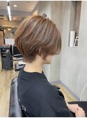 30代40代支持◎大人丸みくびれハンサムショート