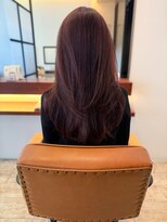 マーリャヘアー(mallia hair)&nbsp;レイヤースタイルレイヤーカットロングレイヤー小顔スタイル