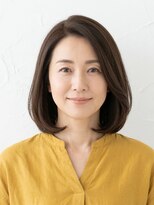 と和×美髪クリニック 巣鴨店&nbsp;【50代艶ボブ】ワンレン＆モカブラウンで白髪カバー