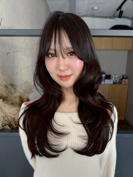 エトワ 中央店(etoi) 大分韓国かき上げレイヤーカット大人レイヤー顔まわりレイヤー