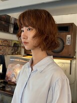 アンプラグド(unplugged)&nbsp;外国人風ウェーブボブパーマ／unplugged