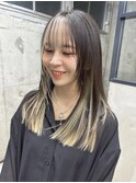 ダークパープル/ナチュラルショート/ミルクブラウン/夏/四条烏丸