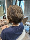 明るい白髪染めで生えてきても目立たないカラー★