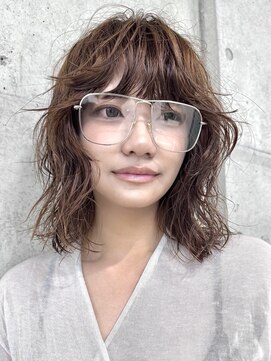 キャロルガーデンズ ボコカ 表参道(Carroll Gardens bococa) 顔まわりレイヤー×ニュアンスボブパーマ