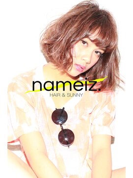 ネイミーズ 横浜関内(nameiz.) 【横浜美容室ネイミーズ】大人かわいいカジュアルウェーブミディ