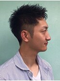 爽やかツーブロックショート
