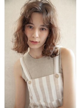 シエナ 渋谷(Siena) SIENA　フレンチパーマｘミルクティーベージュ