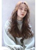 【ROSE/鳳】ベージュカラー/無造作カール/ロング em