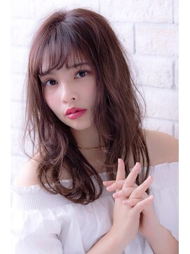 ヘアーアートシフォン 池袋西口店(Hair art chiffon) セミウェエットウェーブ暖色系カラーシースルーカラーストリート