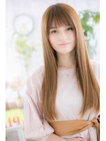 ミック ヘアアンドビューティー 大山店(miq  Hair&Beauty)&nbsp;うっとり見惚れるミルキーベージュツヤ髪スーパーロングa1