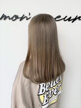ヘアーサロン モンクール(hairsalon mon'coeur) 『 ハイトーンで外国人風に☆　ブロンド×ロングスタイル 』