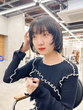 テトヘアー(teto hair) ボブ、顔まわりレイヤー、フェイスレイヤー