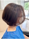 大人かわいいヘア☆脱白髪染め3D白髪ぼかし