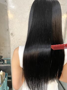 メーヴェ(Mowen) 南堀江 mowen Tetsu 艶髪 酸熱ストレート 髪質改善