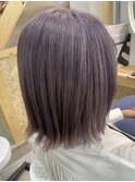 #切りっぱなしボブ #ラベンダーカラー