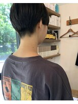 ナタン 自由が丘(NATHAN)&nbsp;メンズライク×ニュアンスカラー×マッシュパーマ×髪質改善ボブ