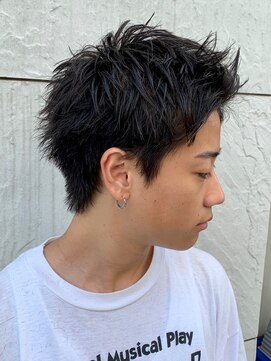 ジーニー 本厚木(Genie) スパイキーショート/波巻き/ハイライト/マッシュパーマ/ウルフ