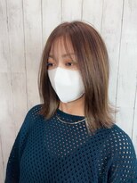 ビューティドレッセヤマノ 池袋パルコ(Beauty Dresse YAMANO)&nbsp;【ミディアムボブ】【インナーカラー】【大人可愛い】