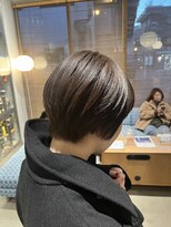 オーガニック リブ 川越(organic+live)&nbsp;20代30代40代抜け感マッシュショート透明感グレージュ