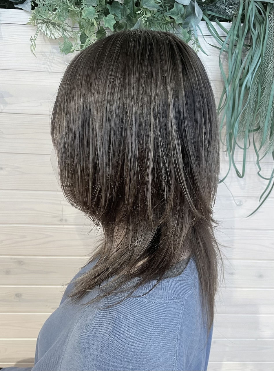 【bluem】ハッシュカット×ハイライトカラー