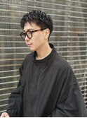 メンズ×ショートパーマ